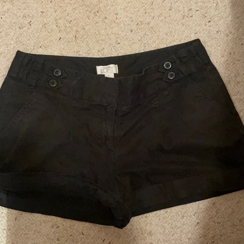 Loft black shorts